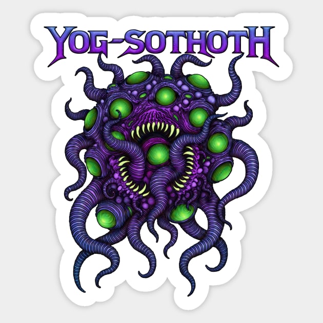 Yog-Sothoth - Azhmodai 2020 Sticker by azhmodai